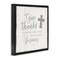 Stupell Industries Give Thanks Religious Proverb Floating Frame By CAD Designs